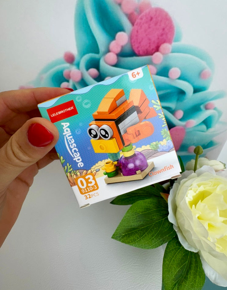 Mini Building Blocks Bundle - "Crazy Fish" - Klemmbausteine (10Sets)