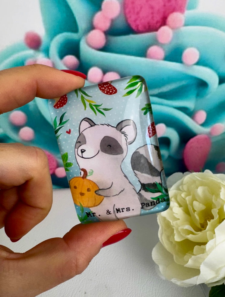 Diamond Painting Mr. & Mrs. Panda - Cover Minder "Waschbär" (CM)