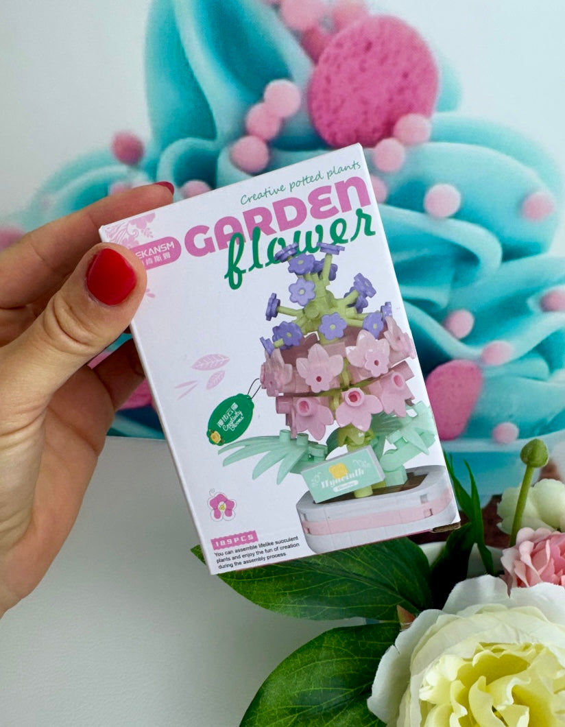 Mini Building Blocks - "Blümchen" - Klemmbausteine (9Sets)