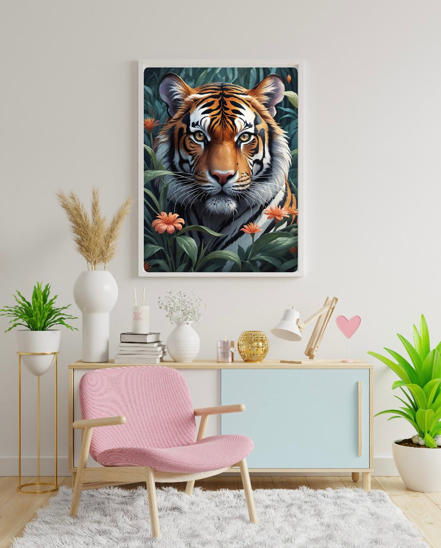 Diamond Painting Bild "Dschungel-Tiger" von TiniSchnickschnack 40x50cm (inkl. Feenstaub) TSS-788
