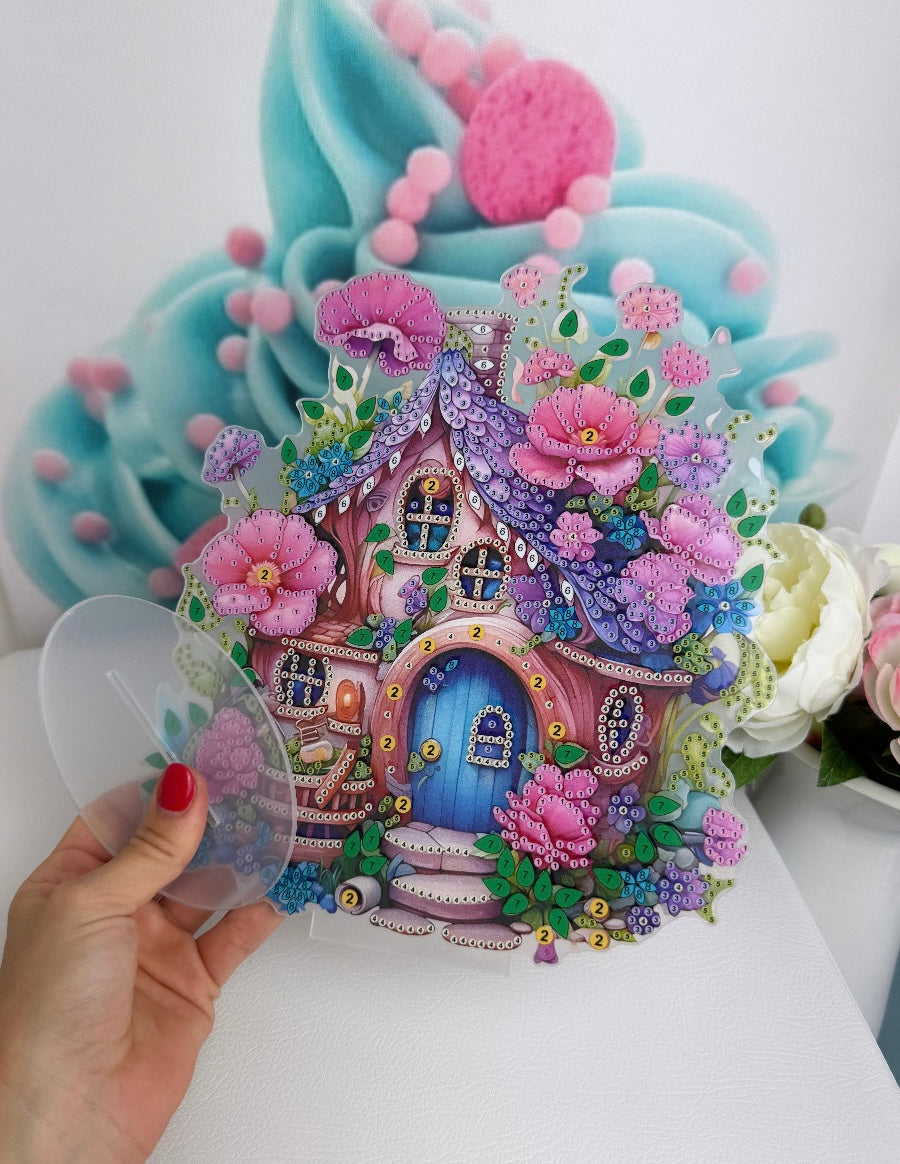 Diamond Painting Aufsteller "Wichtel-Häuschen" 22x24cm (1901)