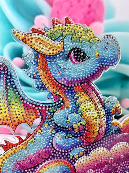 Diamond Painting Aufsteller "Rainbow-Dragon" D4