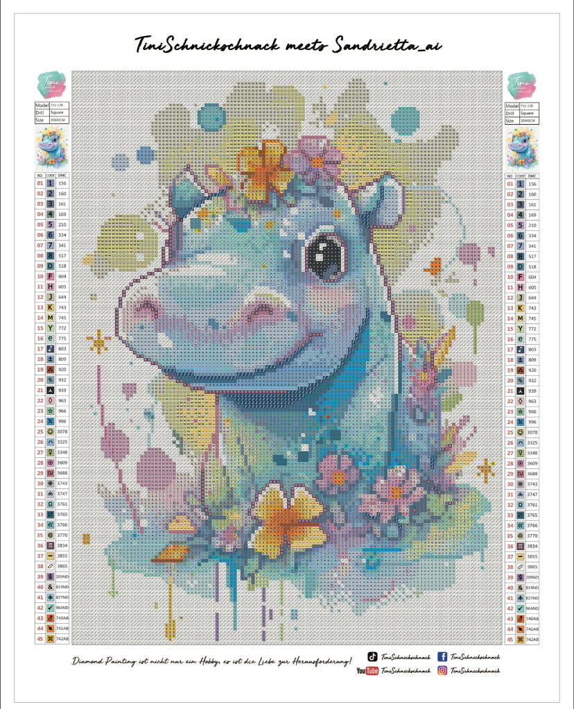 Diamond Painting Bild "" von AI-Artist Sandrietta_ai 30x40cm (Kopie)