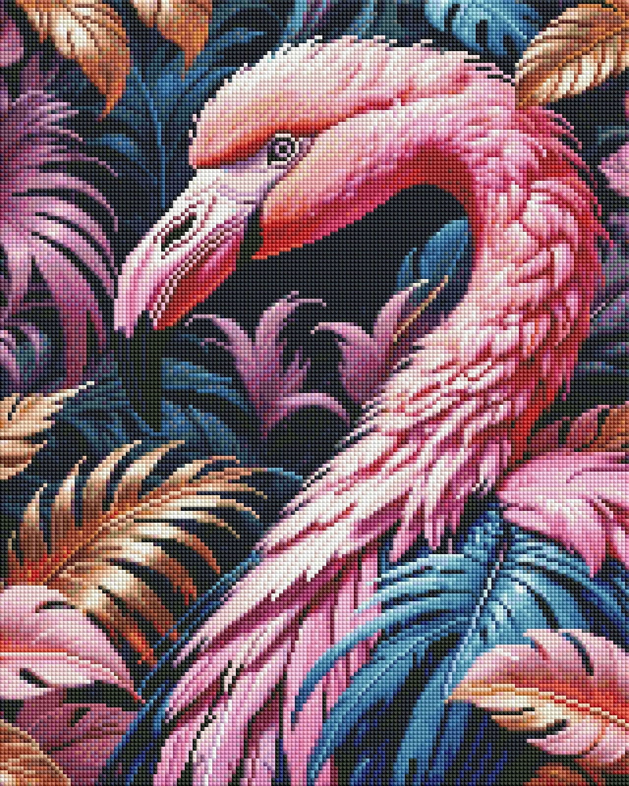 Diamond Painting Bild "Flamingo Dream" von TiniSchnickschnack 40x50cm (inkl. Feenstaub) TSS-629