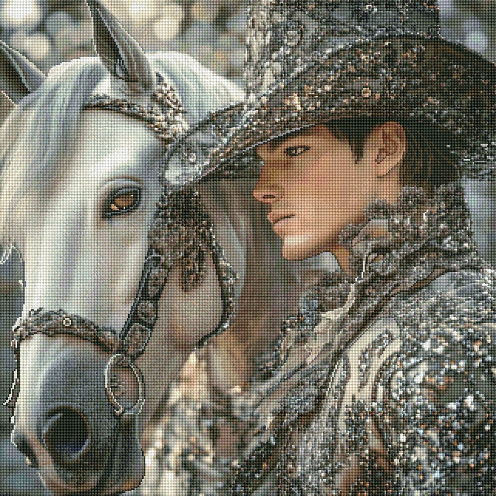 Diamond Painting Bild "Blick der Verbundenheit" von Lisa Morgan 80x80cm (inkl. Feenstaub) TSS-643