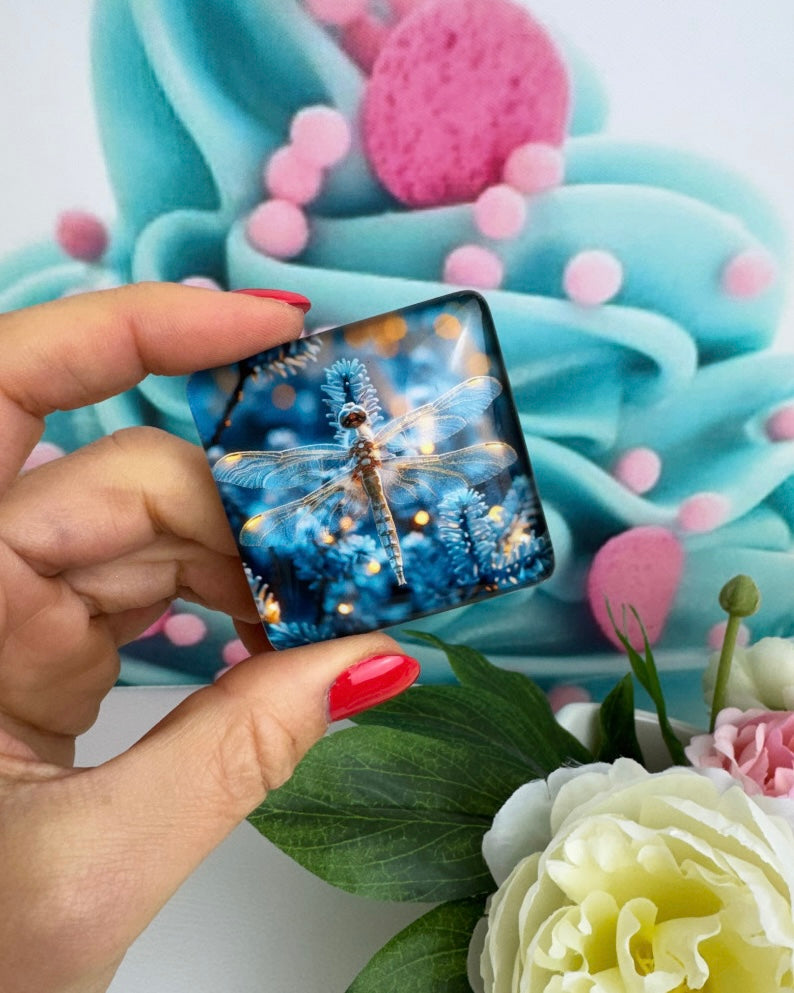 Diamond Painting Cover Minder  Libelle "Tanz im Abendtau" (CM)