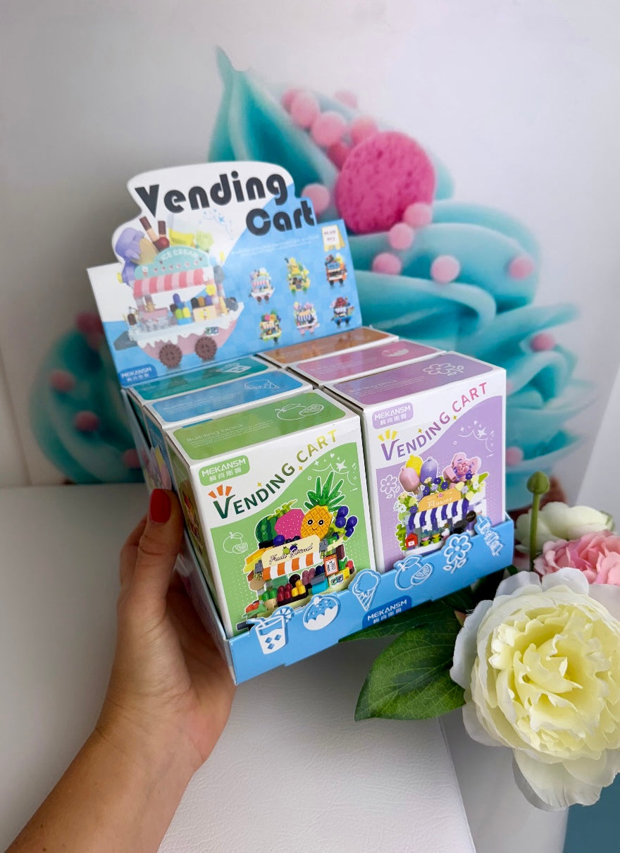 Mini Building Blocks - "Eiswagen & Foodtrucks" - Klemmbausteine (6Sets)