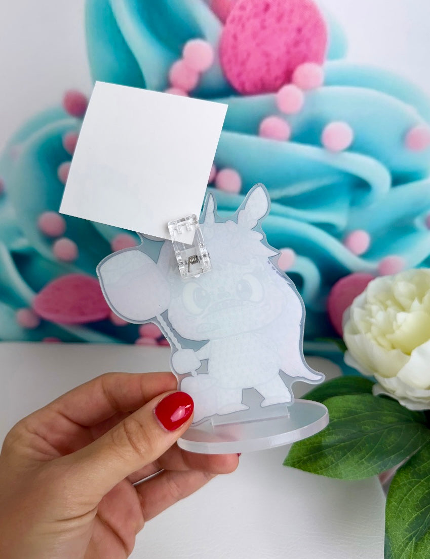 Diamond Painting Schnubbirella Fotohalter / Tischaufsteller Schnubbi "Weinhorn" 6x10cm (FH603)