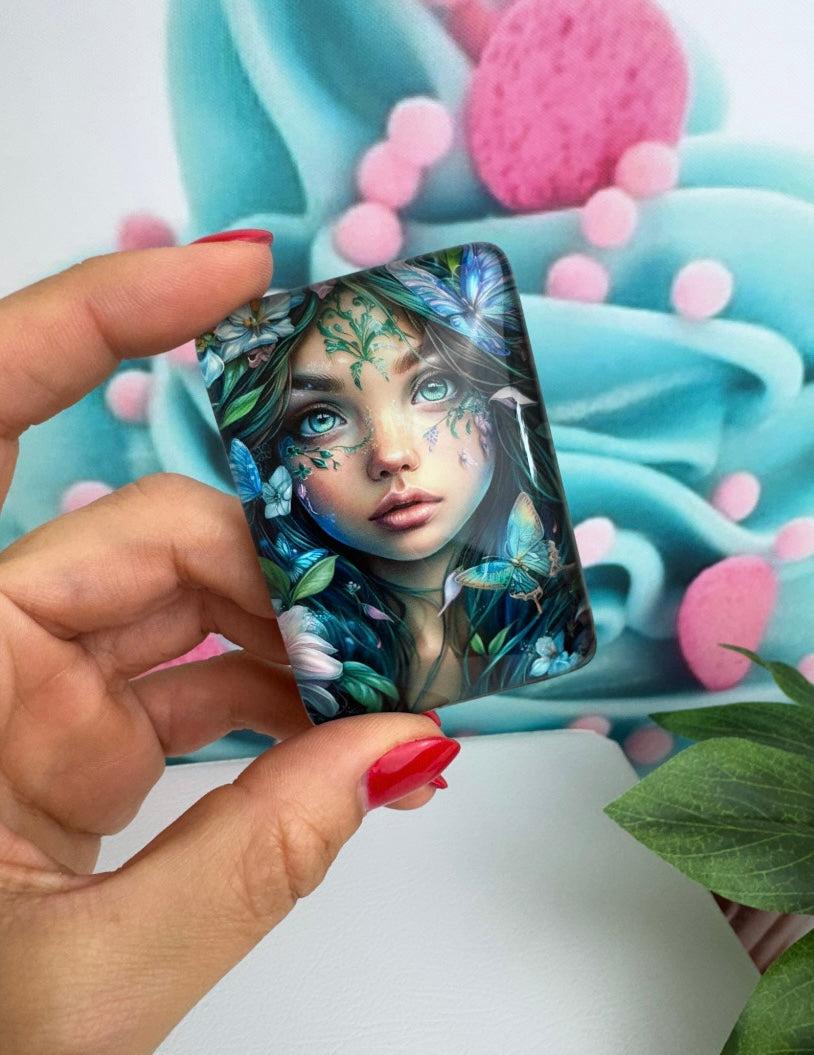 Diamond Painting Cover Minder Schmetterlingsfrau "Valentina" (CM)