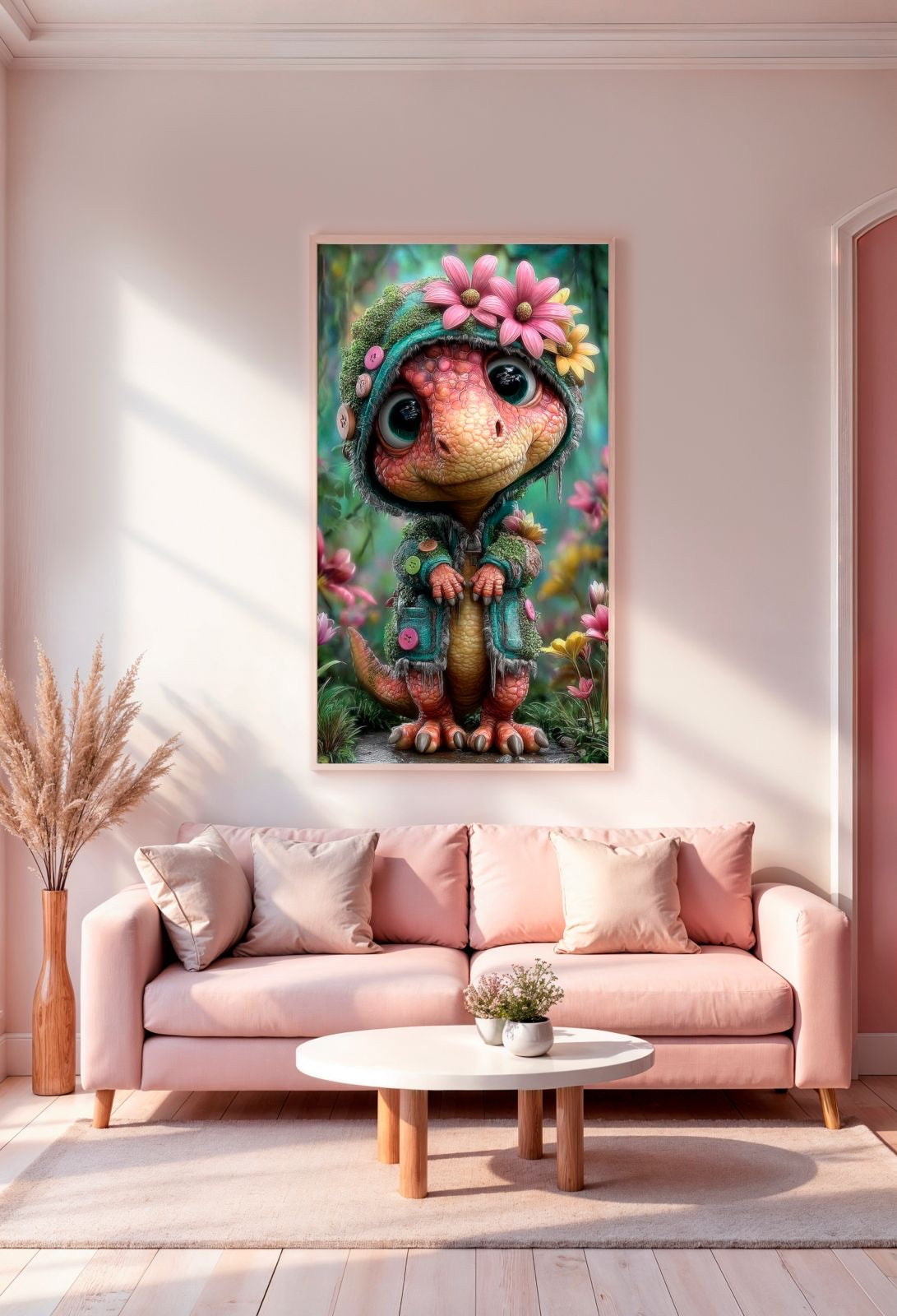 Diamond Painting XXXL Bild T-Rex "Rudy" von AI-Artist Sandrietta_ai  110x196cm (Sondersteine Special) TSS-727