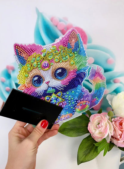 Diamond Painting Aufsteller "Cute Cat"
