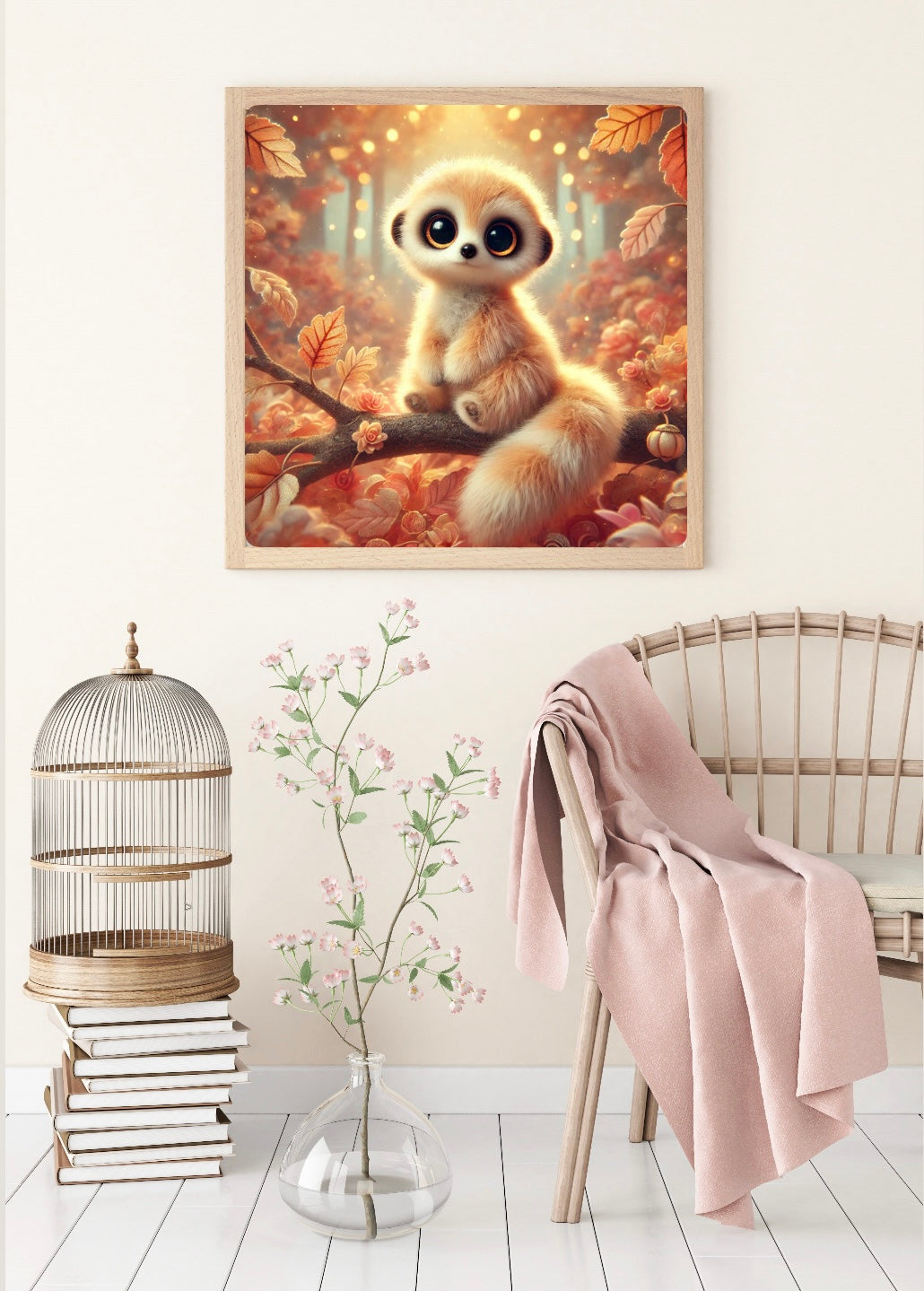 Diamond Painting Bild Erdmännchen "Pauli" von TiniSchnickschnack 50x50cm (inkl. Feenstaub) TSS-613