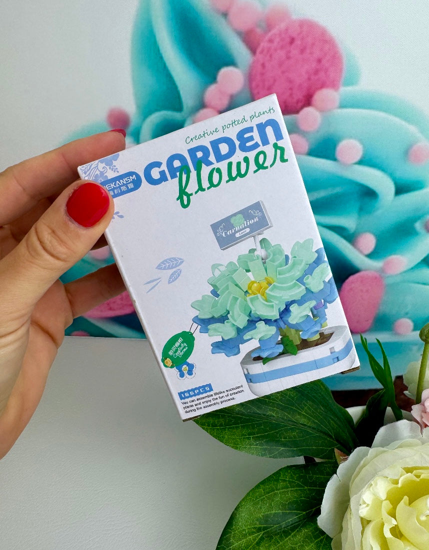 Mini Building Blocks - "Blümchen" - Klemmbausteine (9Sets)