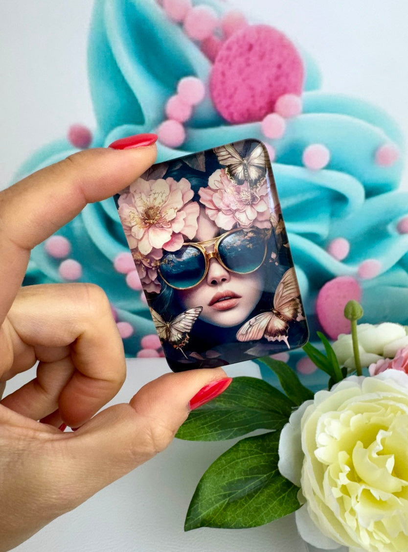 Diamond Painting Cover Minder "Kiss of Butterflies" (CM)
