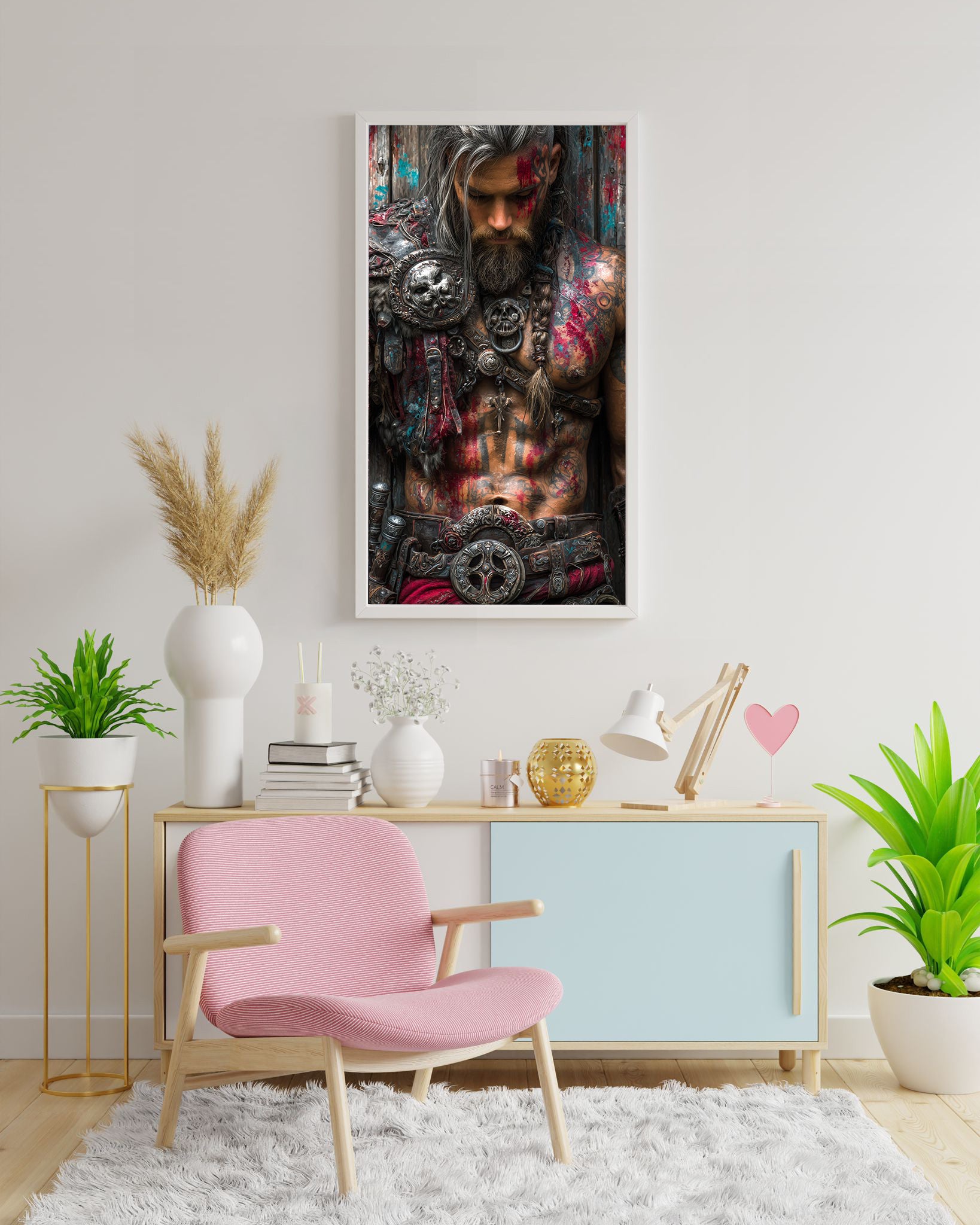 VORVERKAUF! Diamond Painting Bild "Wikinger" von Elly_A.I x cm (Sondersteine Special) 50x100cm