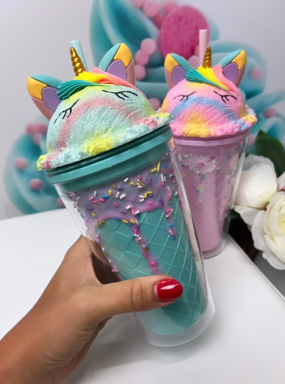 Tinischnickschnack "Ice-Cream Unicorn" Cup - To Go Becher 470ml