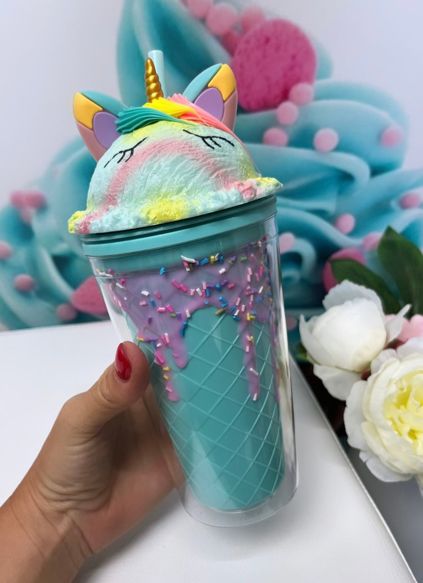 Tinischnickschnack "Ice-Cream Unicorn" Cup - To Go Becher 470ml