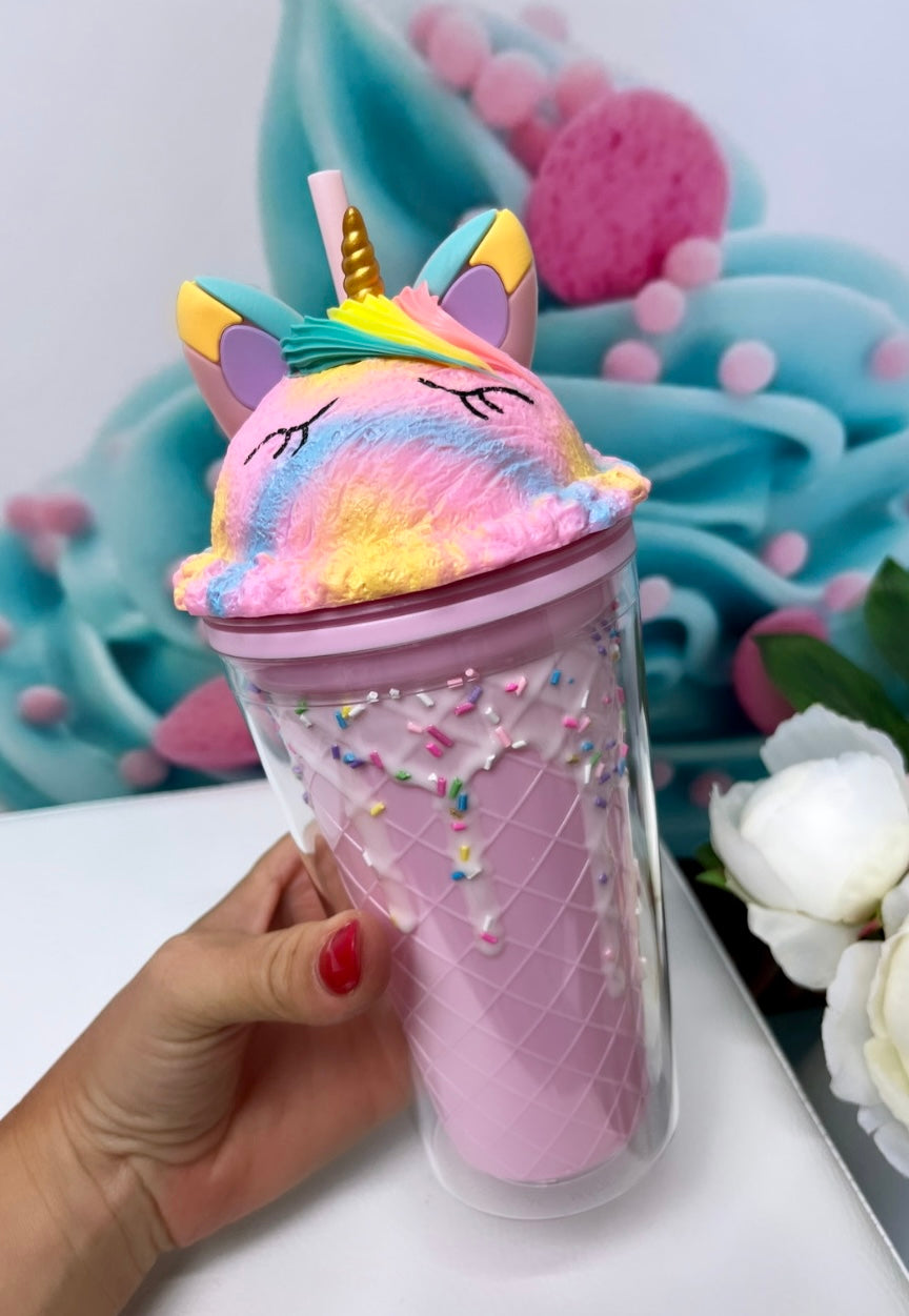 Tinischnickschnack "Ice-Cream Unicorn" Cup - To Go Becher 470ml