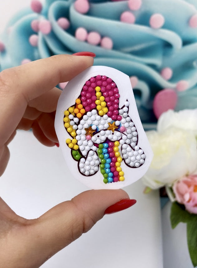 Diamond Painting Sticker Set „Rainbow Unicorn“