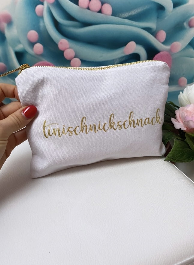 Diamond Painting Tasche "TiniSchnickschnack" (weiß)